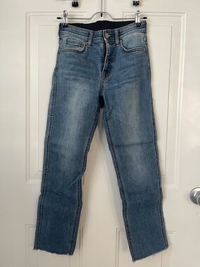 Classic Blue Women's Straight Leg Jeans